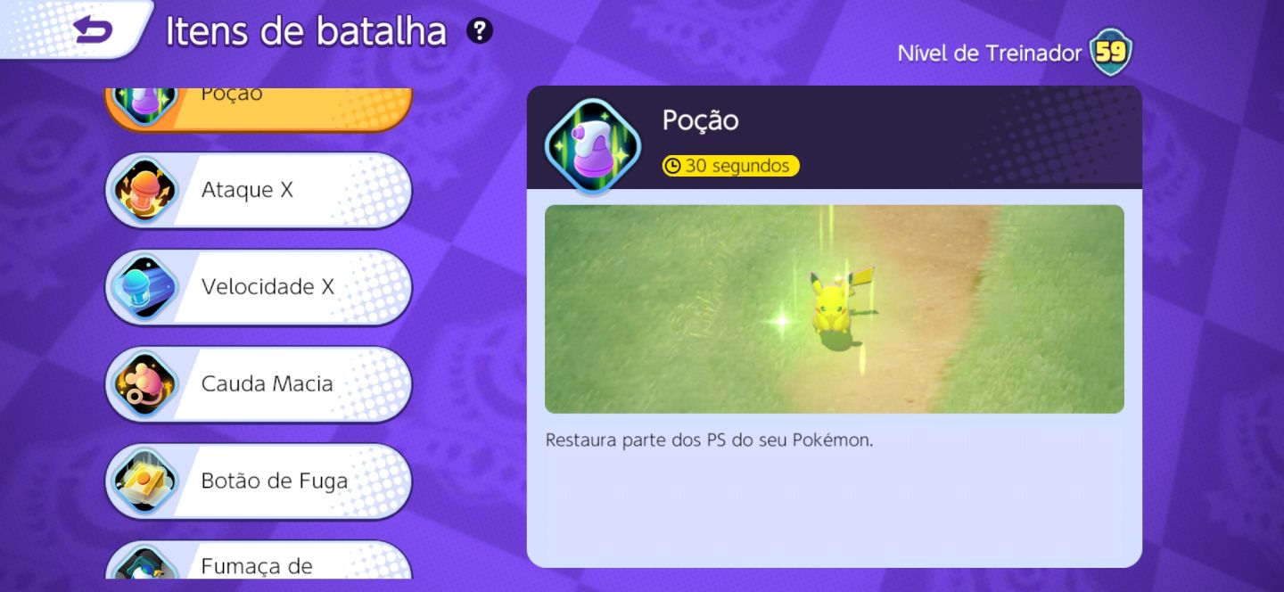 Conta Super Completa de Pokémon Unite