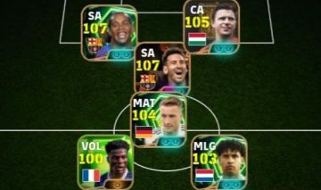 Conta eFootball Messi 108 Blitz + Ronaldinho 107 VALOR NEGOCIAVEL