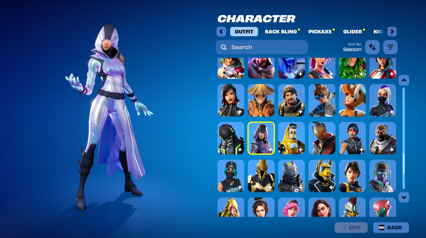 Conta Fortnite com Pacote Kratos completo, 11 Passes, Glow, Laguna, Cobalt, etc