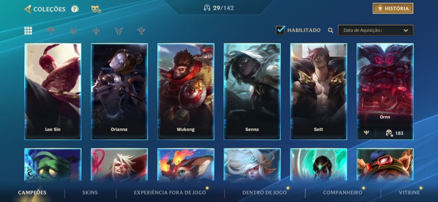 Conta grão mestre 32 wild rift