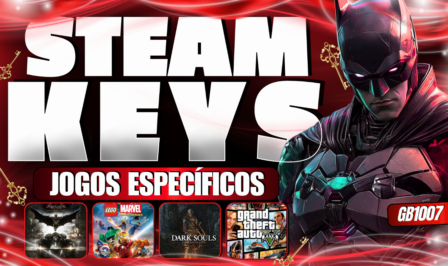 [MEGA PROMOÇÃO] KEYS JOGOS ESPECÍFICOS STEAM | 80% OFF PREÇO[ENTREGA AUTOMÁTICA]
