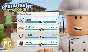Contas Upadas Restaurant Tycoon 3 | Escolha a Sua!