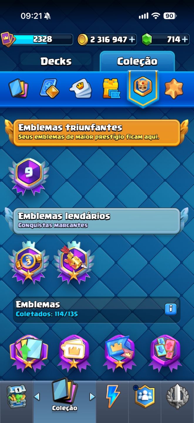 CLASH ROYALE | CONTA FULL MAX 16 | 123/123 CARTAS | 43/43 EVOLUÇÕES | 172 EMOTES