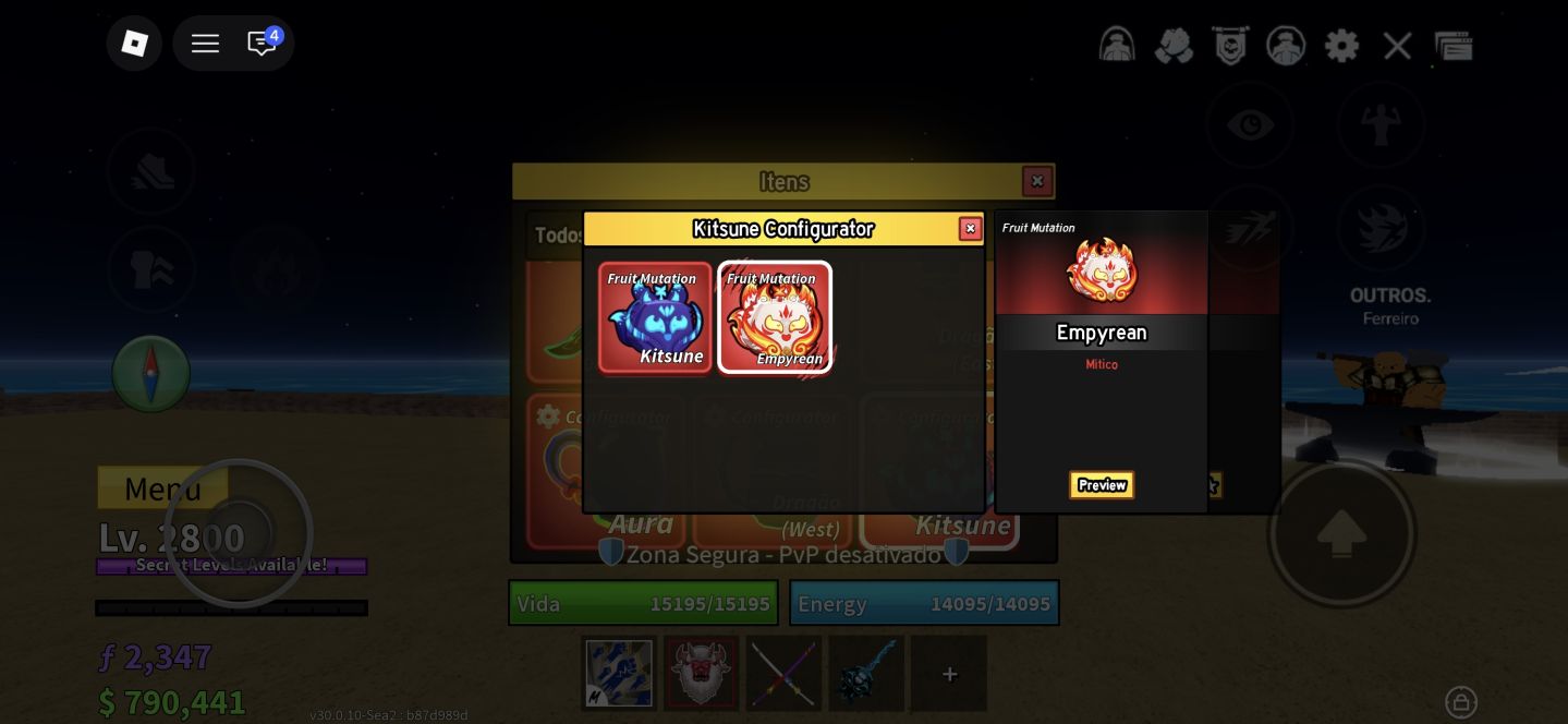 Conta Dragon permanente, kitsune empyre,Yeti Find ,pain perm