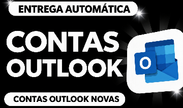 CONTAS OUTLOOK NOVAS | IP BR + ENTREGA AUTOMÁTICA