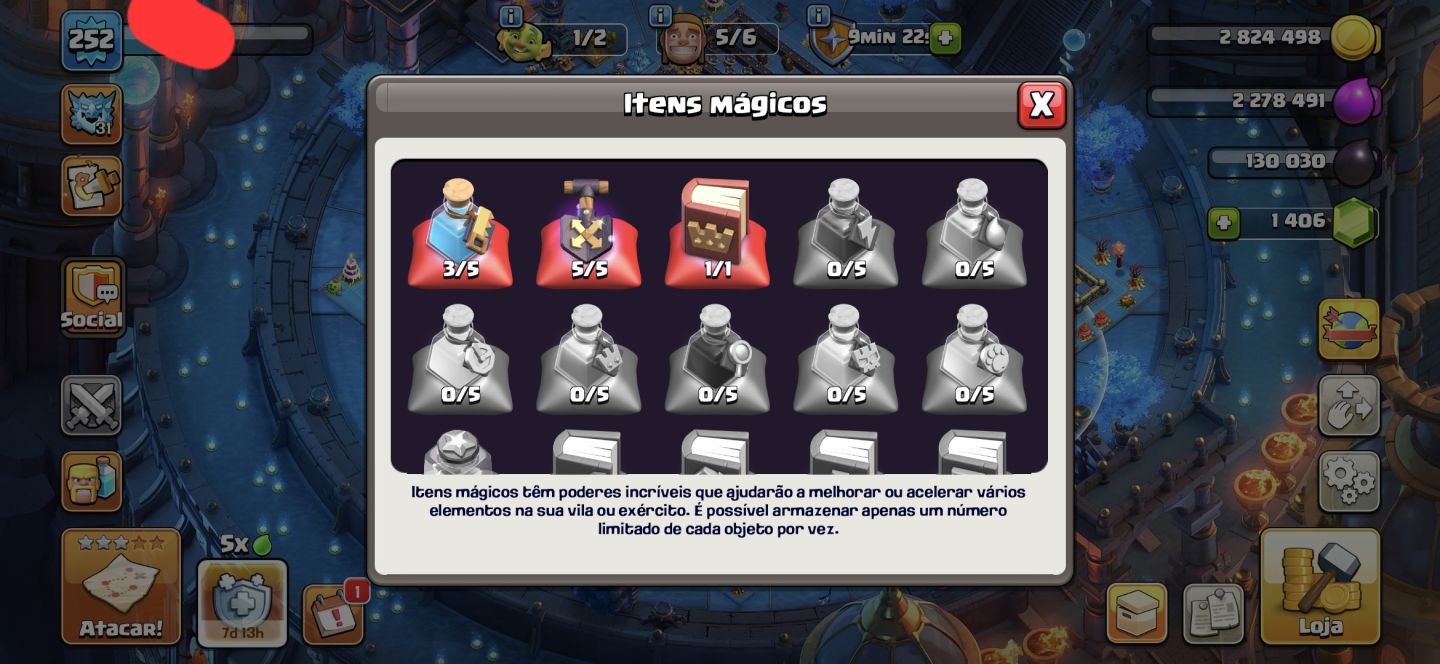 Conta CV 18 quase full