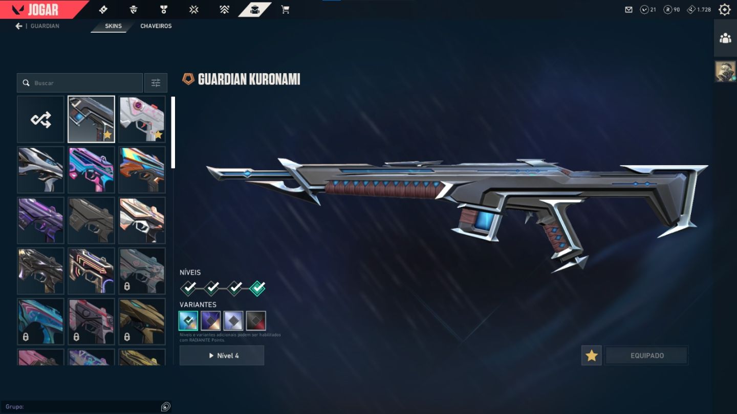 4-5k em skins, dona única e total acesso, podemos negociar valor