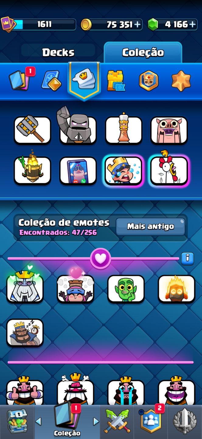 Conta Clash Royale, brawlstars e Clash of clans
