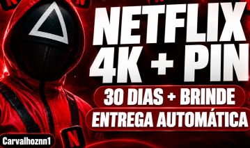 NETFLIX 4K - TELA PRIVADA OU COMPARTILHADA 30 DIAS [ENTREGA RÁPIDA]