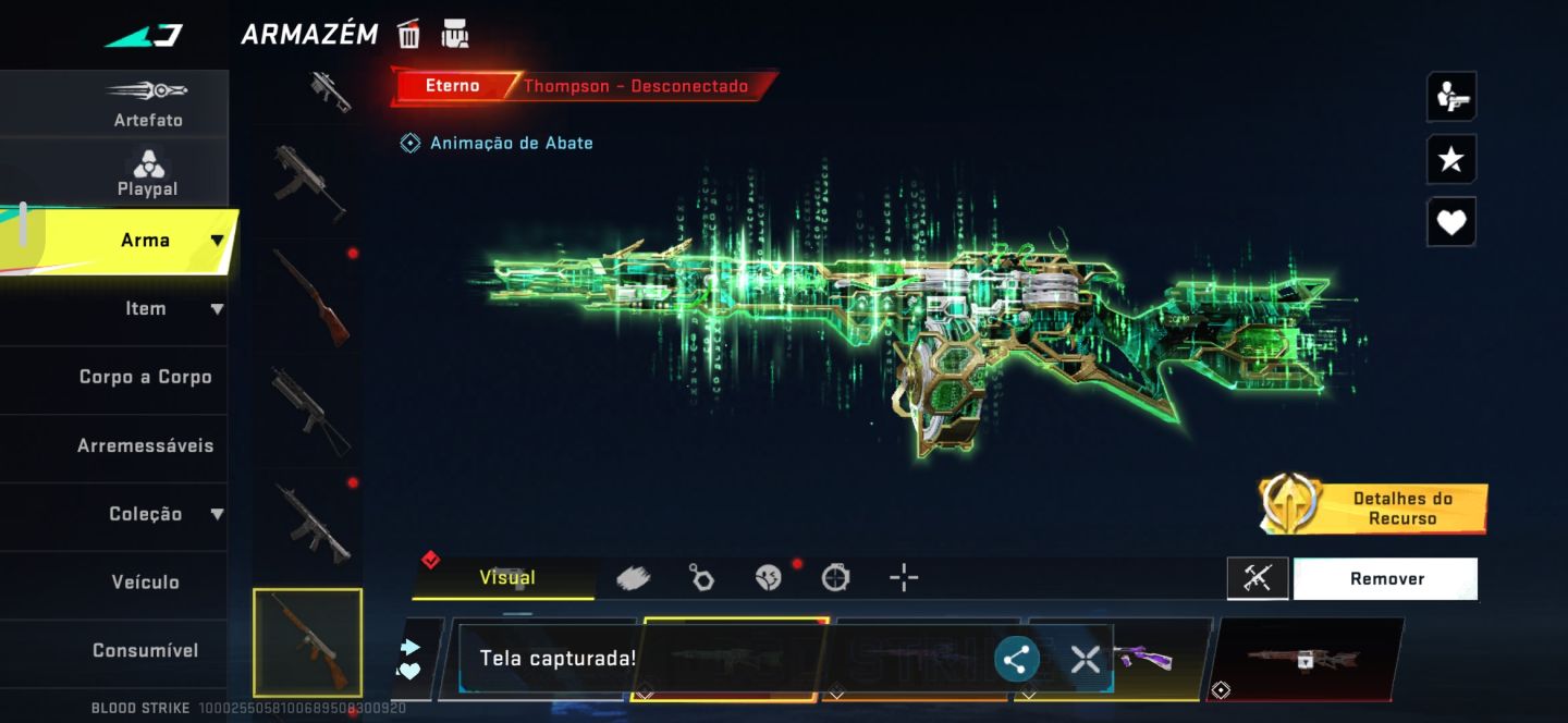 Conta Rara de blood strike