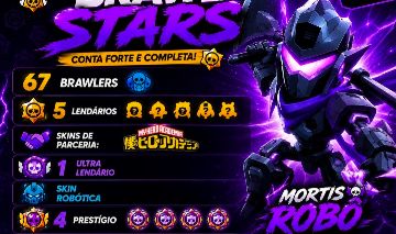Conta de brawl stars (menor preço)