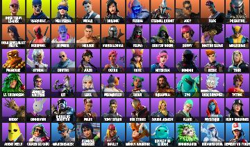 CONTA FORTNITE FA STW OG 80 SKINS | MARVEL PASS |GOLD MIDAS, BRUTUS E MEOW| IRIS