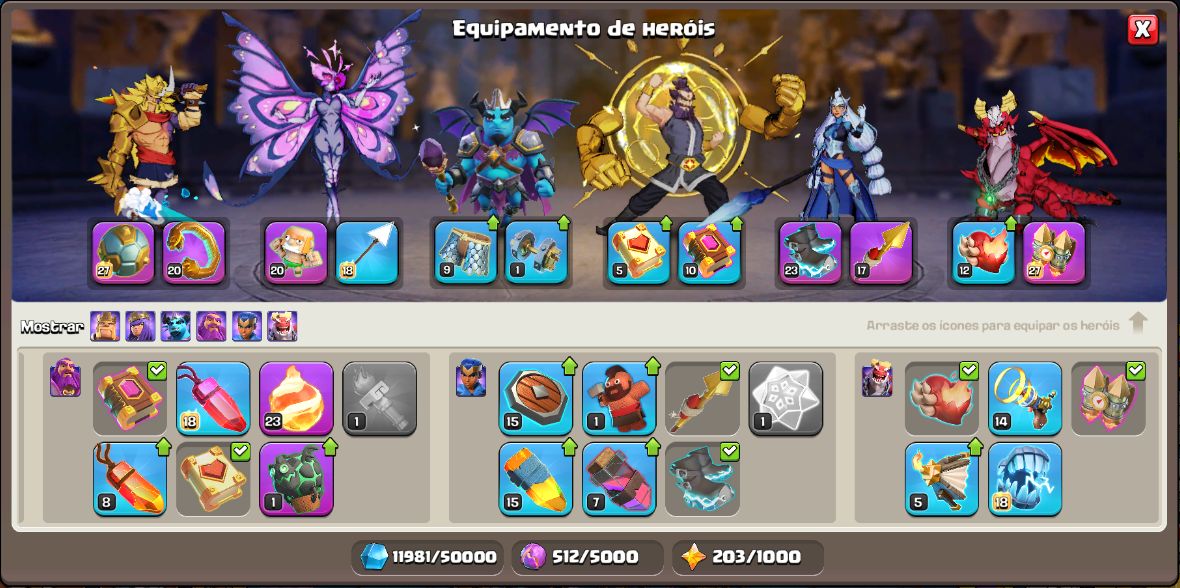 Clash Of Clans Cv 18 - Muito Bem Encaminhado - Muitas Skins Lsh