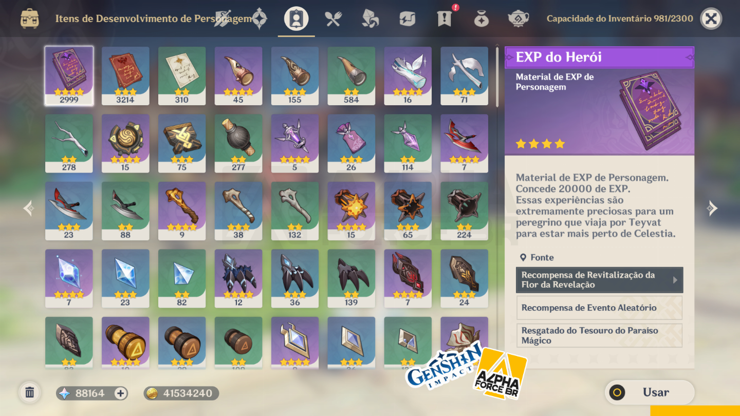 CONTAS REROLL GENSHIN IMPACT - MAIS DE 88.000 GEMAS ESSENCIAIS! [ENVIO IMEDIATO]
