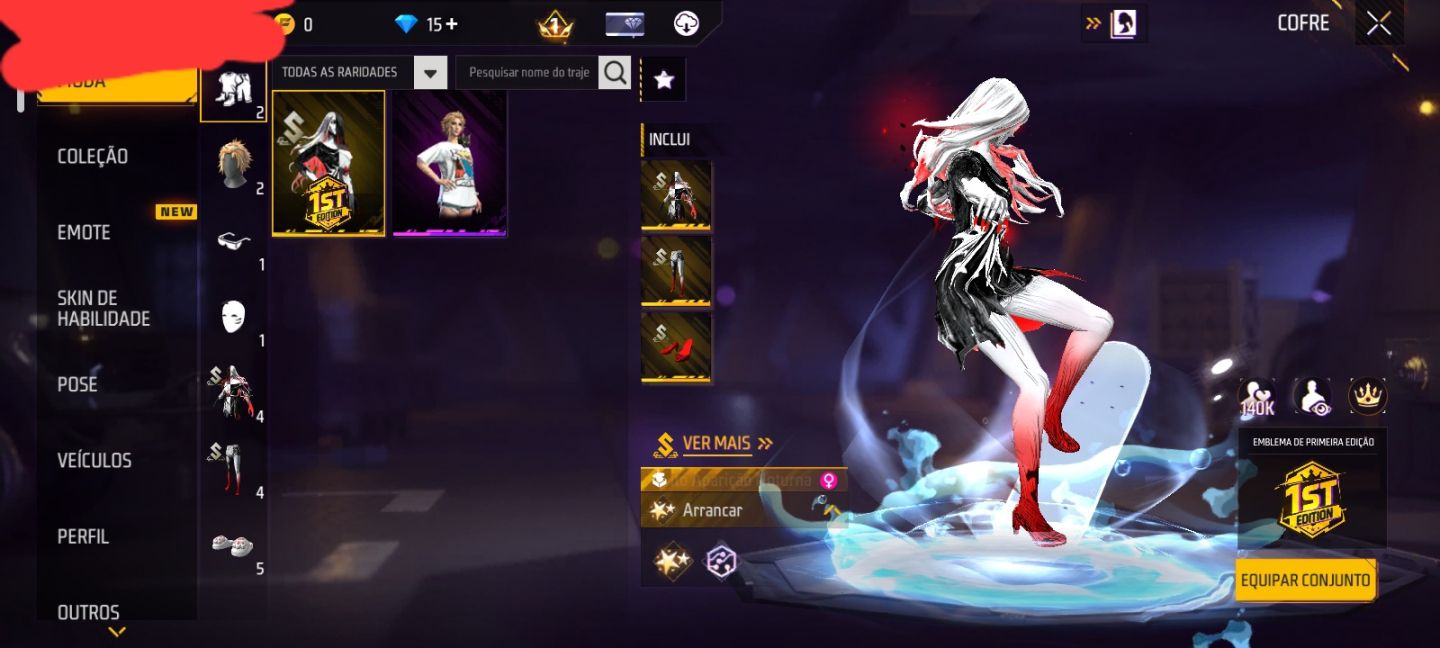 SKIN APARIÇÃO NOTURNA + SKIN GATEIRA + PANTUFA GATINHO + MOCHILA (SEU EMAIL)
