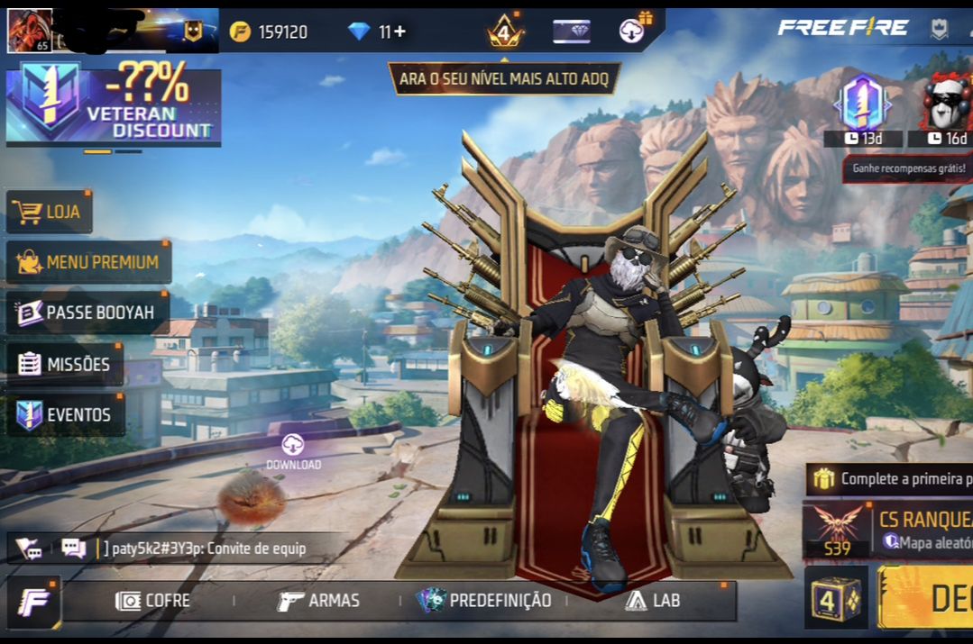 CONTA DE FREE FIRE