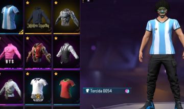 CONTA FREE FIRE COM A MAIORIA DAS CAMISAS DE TIME