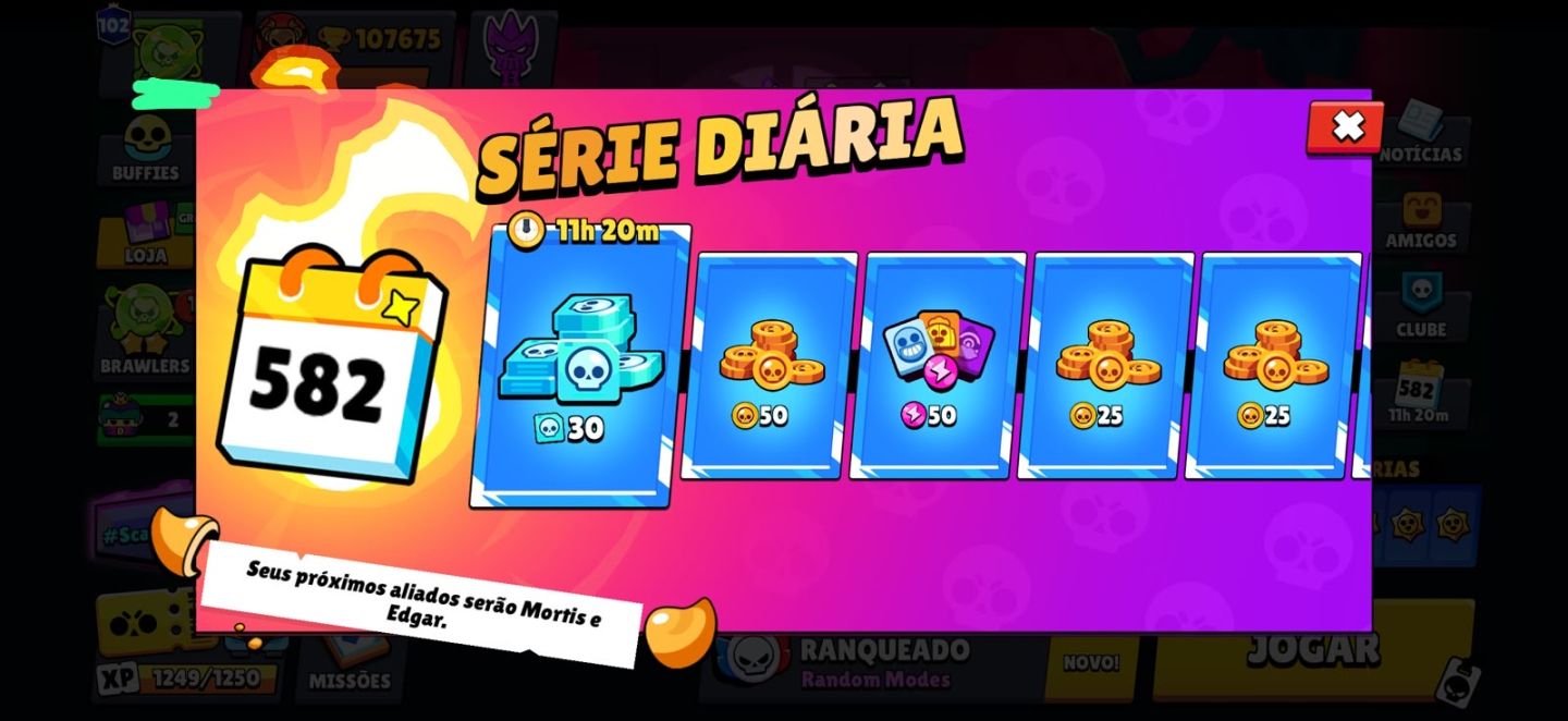 Conta Brawl Stars 2018