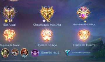 CONTA MLBB COM +7 ANOS DE HISTÓRIA | BORDAS EXCLUSIVAS & SKINS