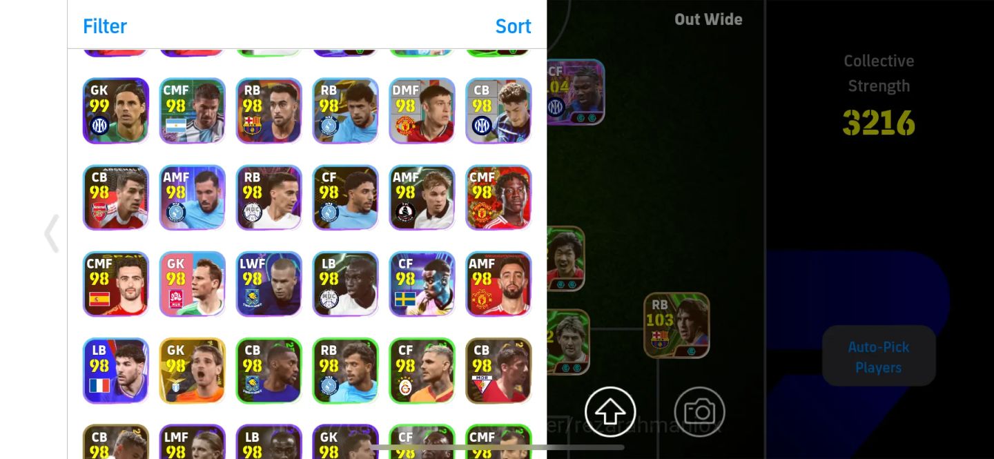 EFOOTBALL 3216 FC | GULLIT 106 | MATTHÄUS 105/MAKAAY 105/KAHN 105/VAN BASTEN 105