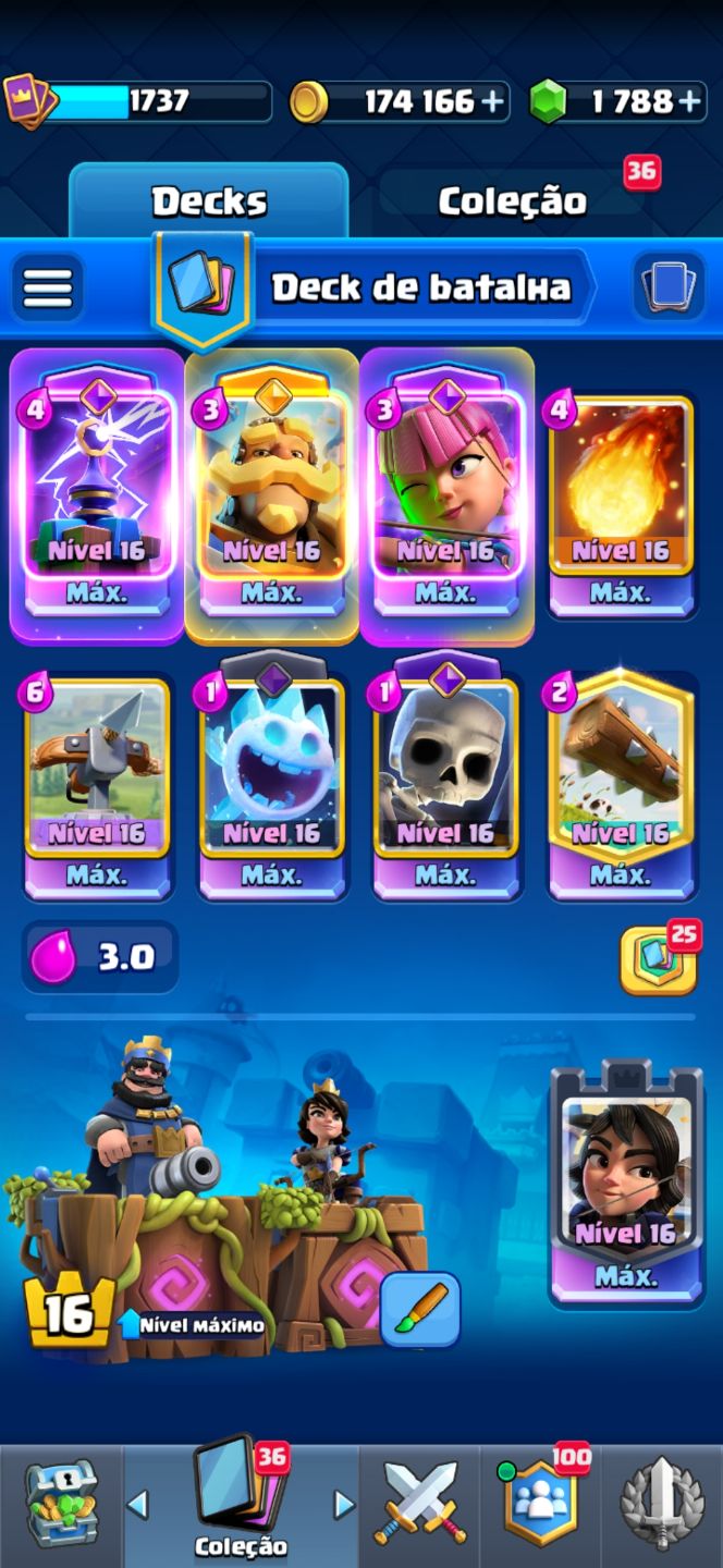 CONTA CLASH ROYALE ENDGAME 13 MIL+ TROFÉUS | HERÓIS