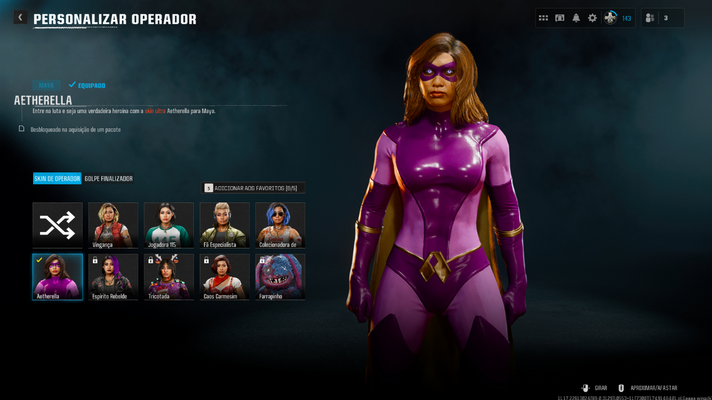 Conta warzone com muitas skins