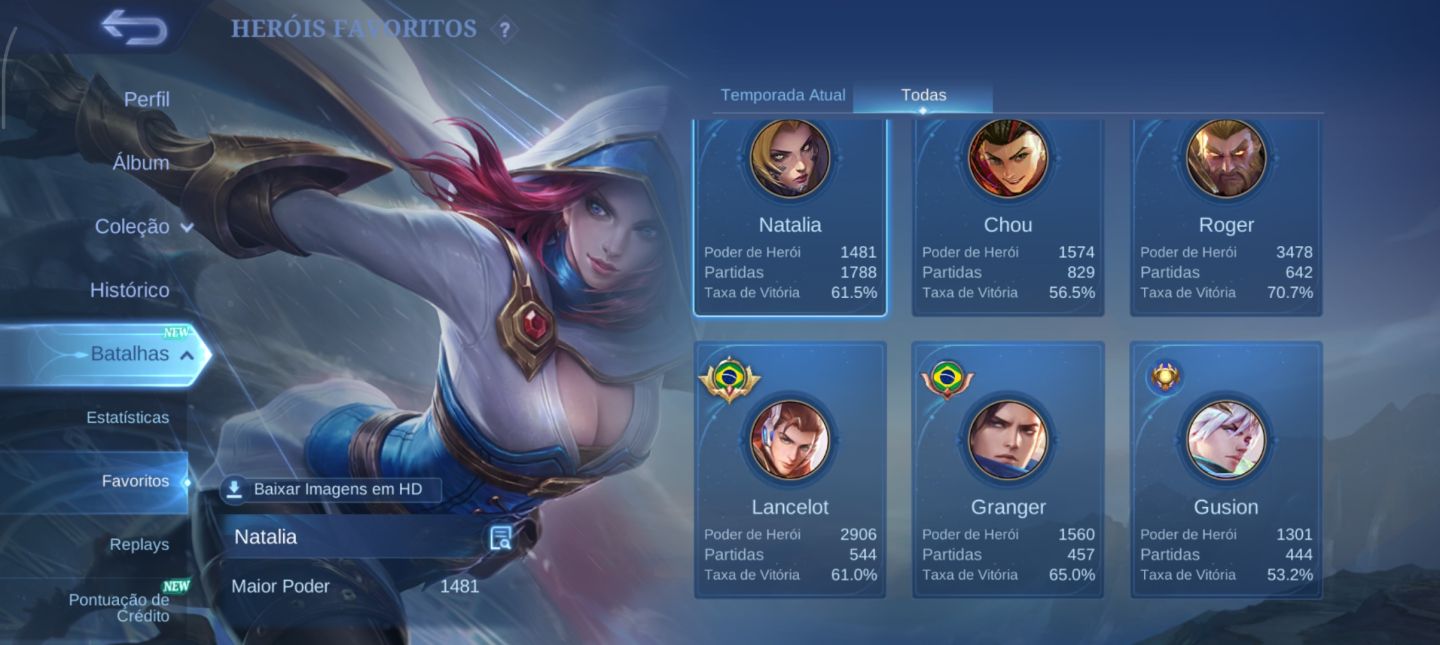 Conta Mobile Legends