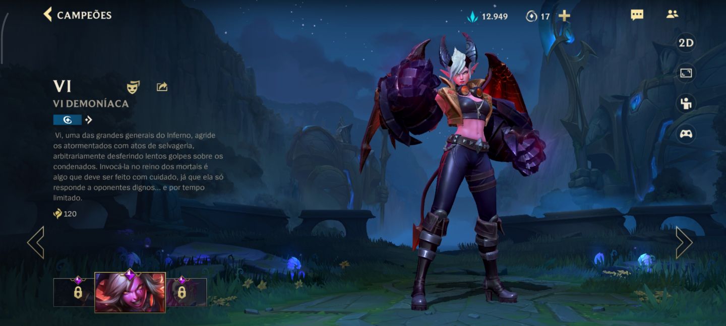 CONTA WILD RIFT (76 SKINS NO TOTAL)
