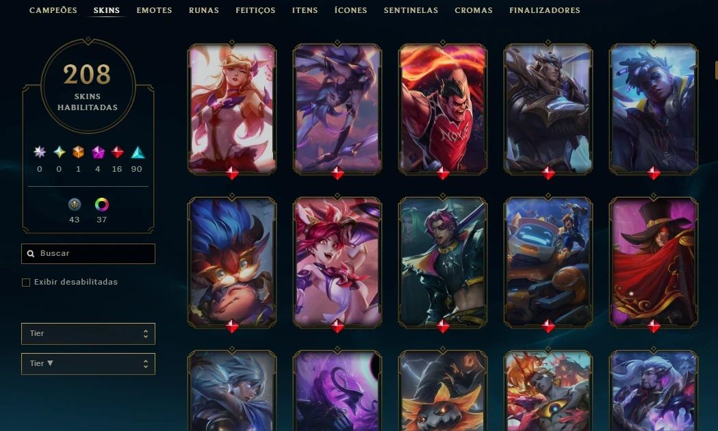 Conta VALORANT E LOL, mais de 1k500 gastos na acc, comprovantes e dados de recu