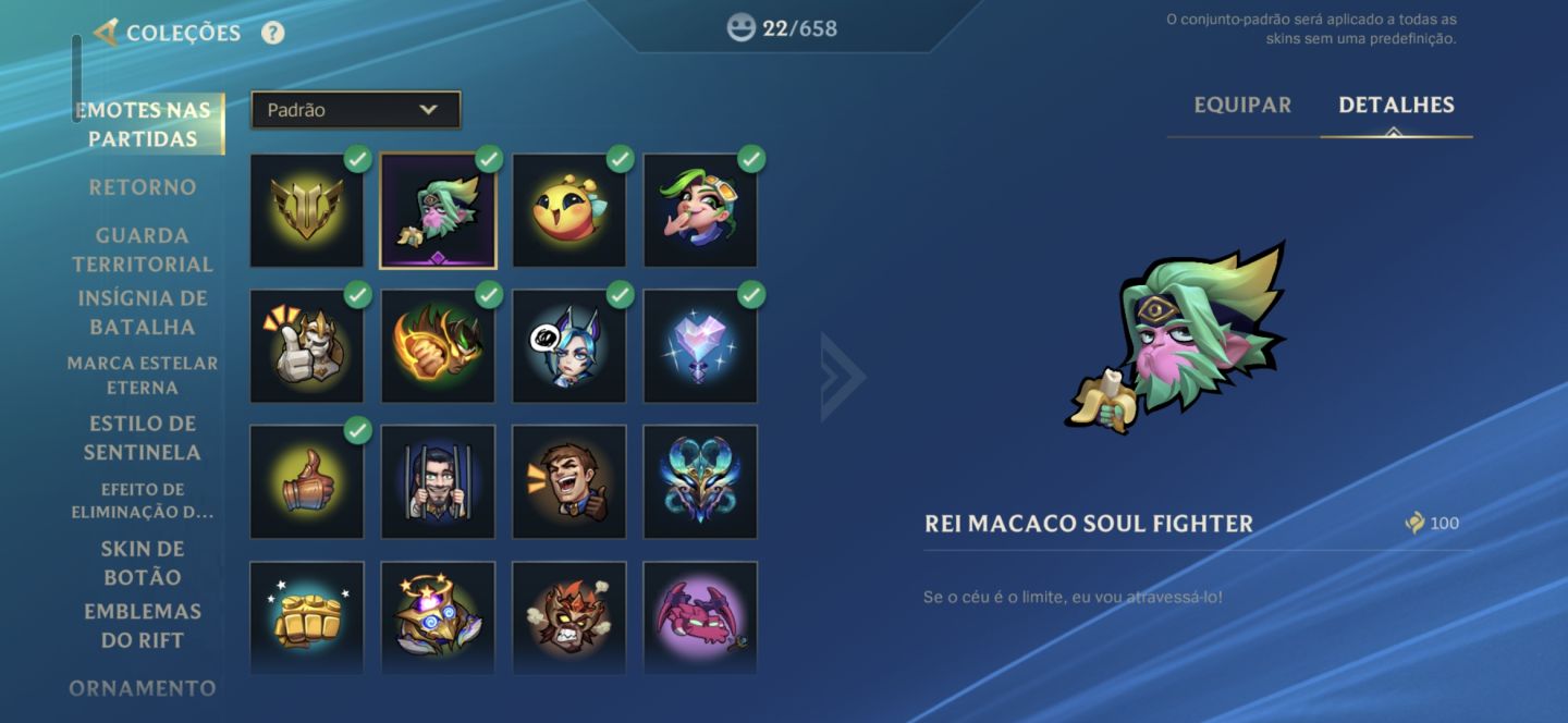 Conta grão mestre com Skins lendárias