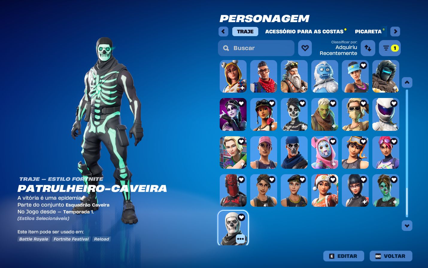 Conta fornite OG 100 seguro pois a conta é minha.
