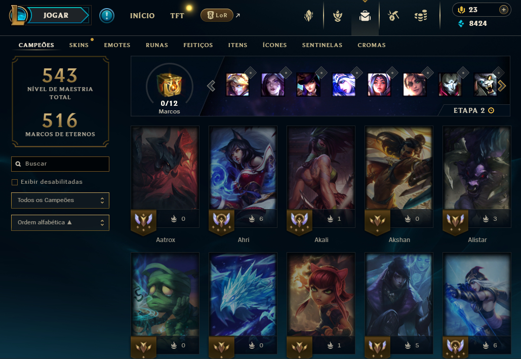 Conta LoL Desde 2013 com Diversas Variedades ! Full Acesso