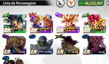 Conta legends com 4 ultras pagos e 4 legends