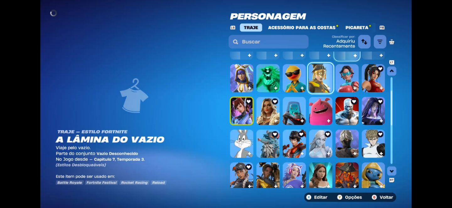 Conta fortnite - 63 skins