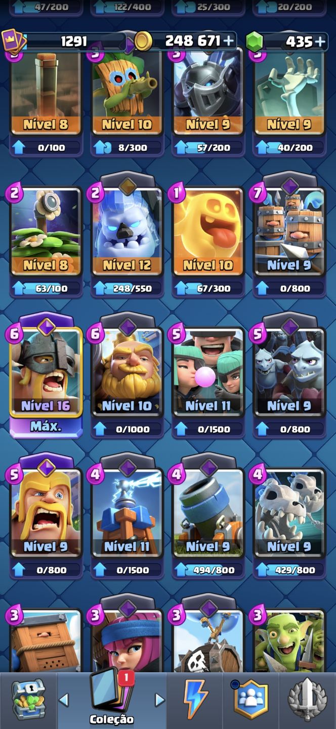 Conta clash Royale troféu: 8248