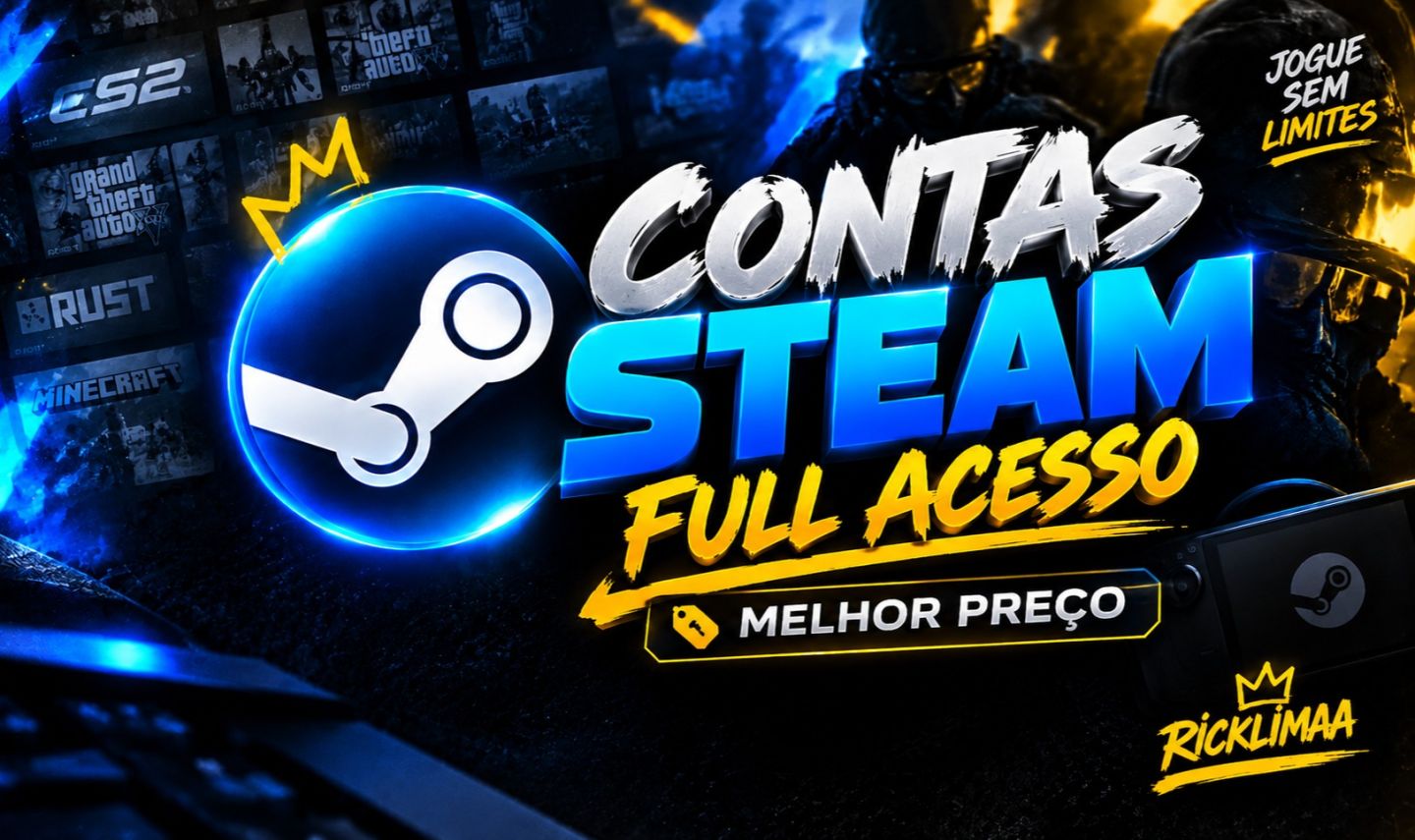 SUMMER SALE - CONTAS STEAM ONLINE FULL ACESSO - APENAS SUA - PERMANENTE