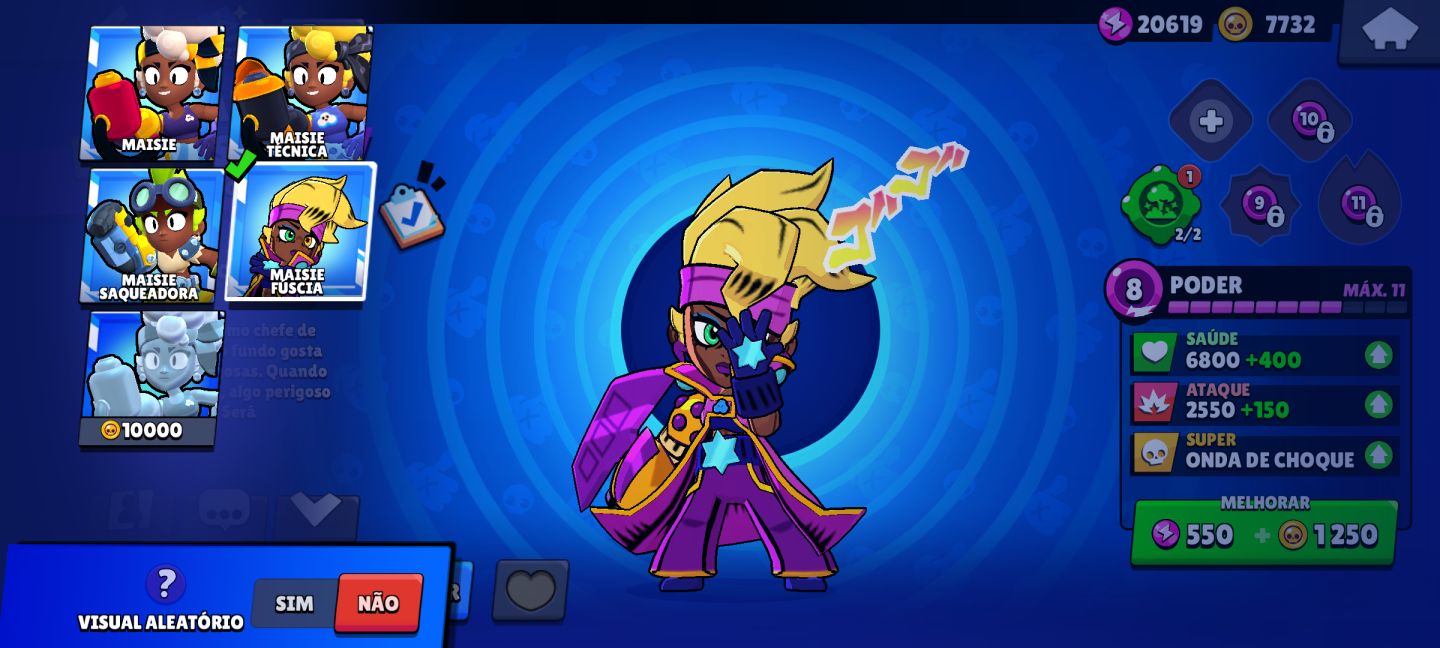 CONTA BRAWS STAR MUITO RARA E GEMADA 8 ANOS DE CRIAÇÃO FULL BRAWLES.