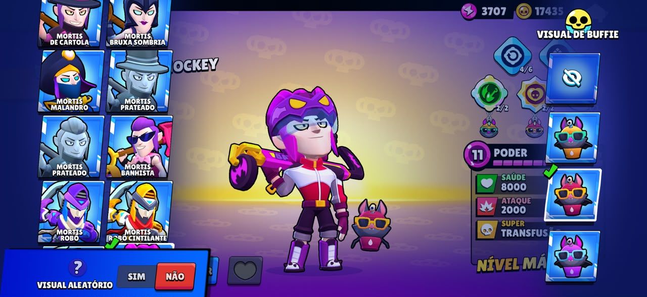 Conta de Brawl Stars 124k de Troféus e Fama alienígena
