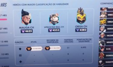 TOP 500 TANK | CHAMPION 4 | 14.8K PONTOS COMP | TROCA DE NOME DISPONÍVEL