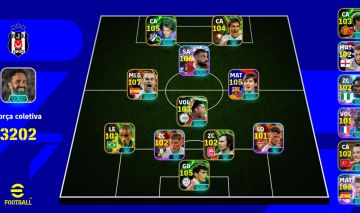 Conta eFootball Messi 105 + Batistuta 105 + Salah 106 + Iniesta 107 | 3202