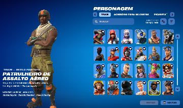 Conta fortnite renegade raider e mais