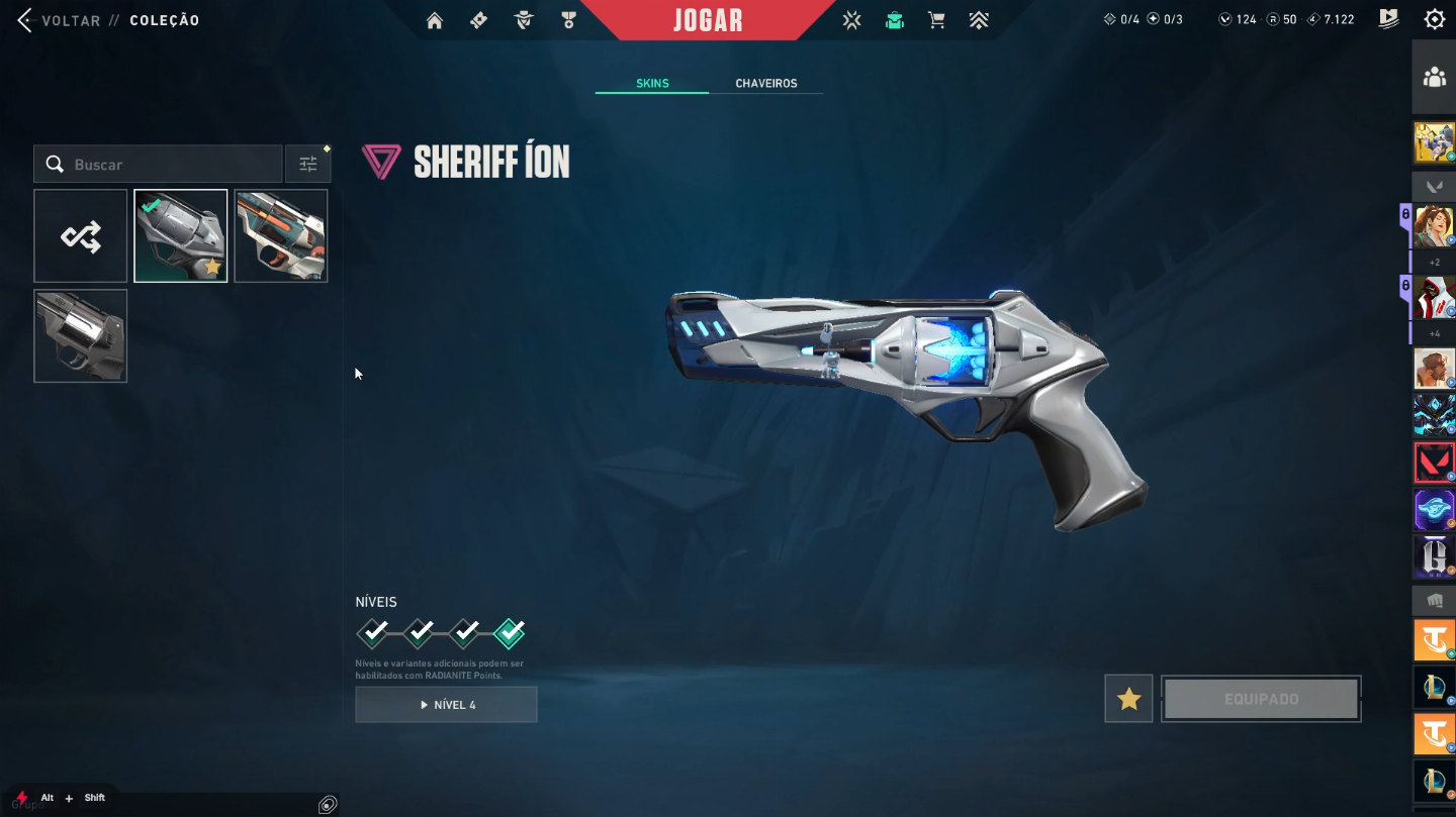 Conta Valorant com Xenocaçadora e muitas skins