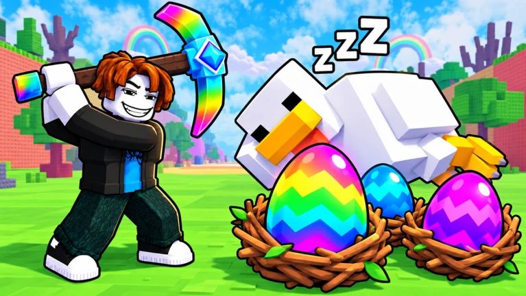 Break And Steal An Egg /Quebrar e Roubar um Ovo (MELHORES PETS DE 600B/S a 1T)