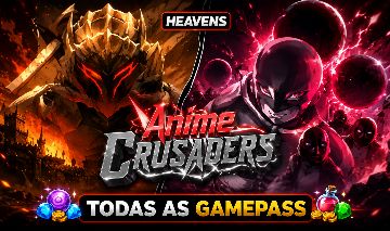 (MENOR PREÇO) Anime Crusaders | VIP + Shiny Hunter + Premium
