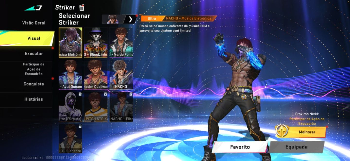 Conta de Bloodstrike. lv50 com skins eternas e ultras
