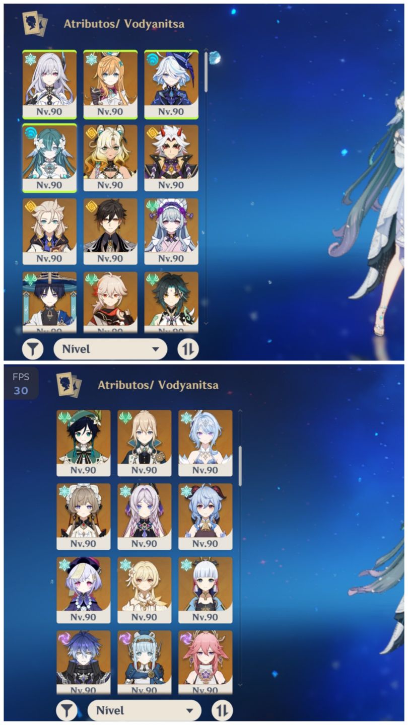 Contas endgame genshin impact e honkai starrail muito boas!