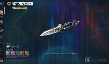CONTA VALORANT C/ SIGIL VCT, PRELUDIO, PRIME, IMPERIUM E REAVER