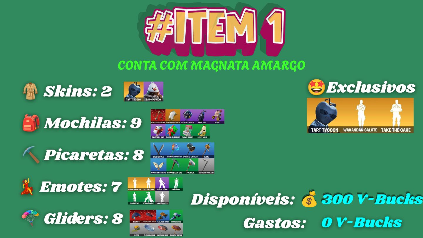 Contas Fortnite | Várias Skins | V-Bucks Gastos | Skins Raras | Melhor Preço!
