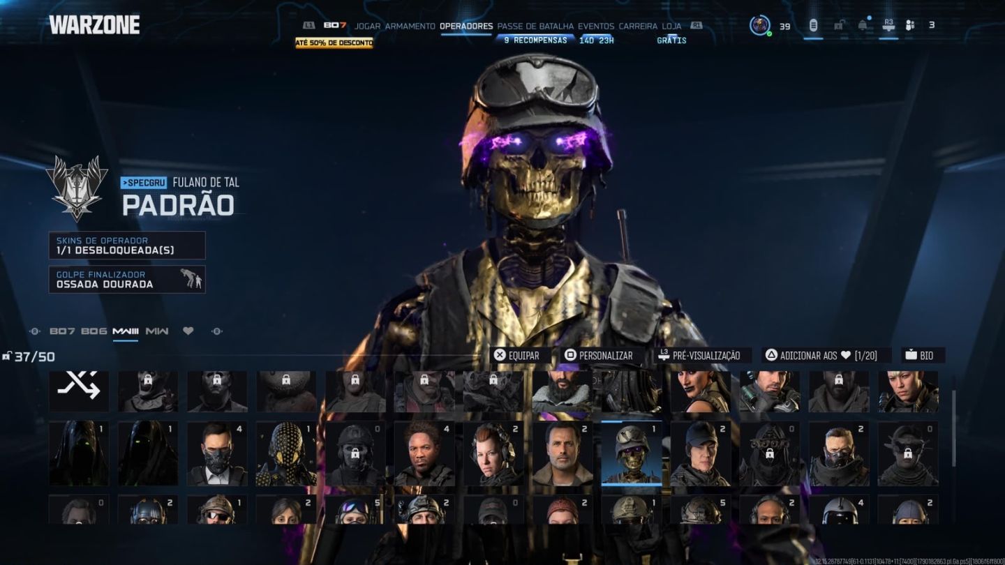 Conta warzone