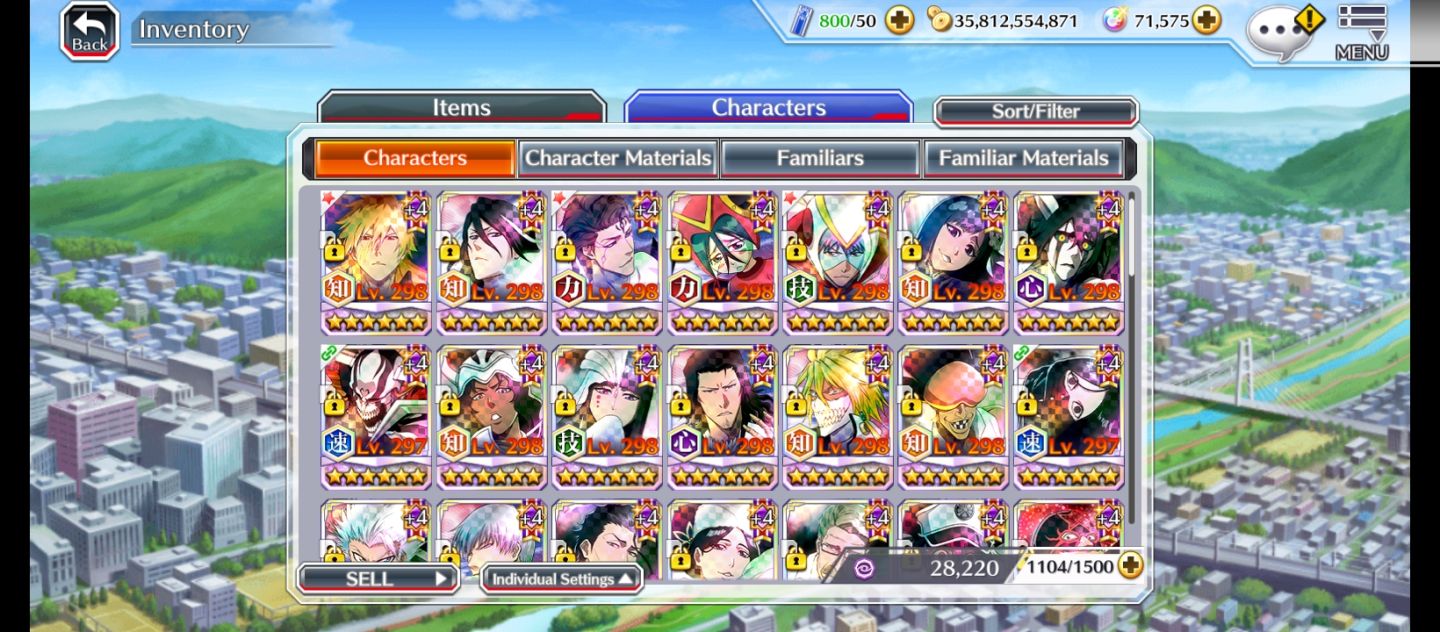 Super REROLL Bleach Brave Souls, Rank 300 + 71k de ORBS